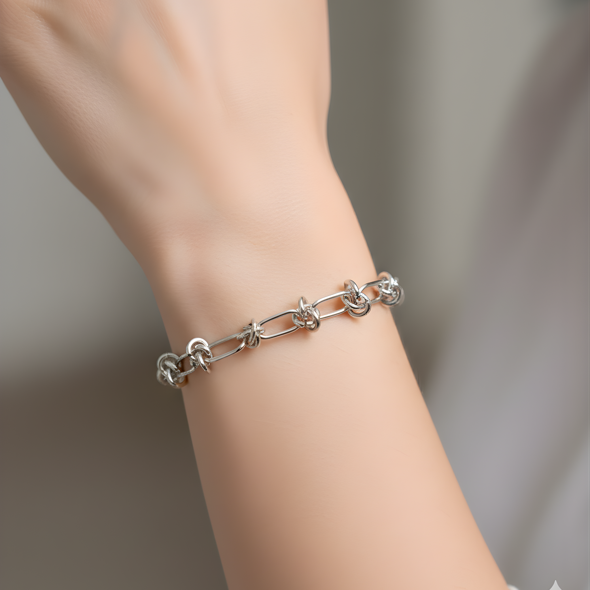 Bracelet Chaîne Jenny en Acier 316 Argenté