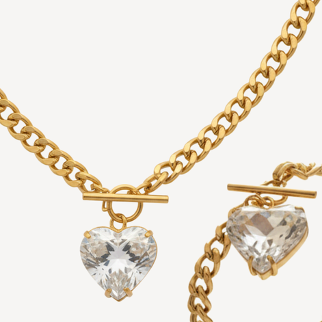 Coffrets Bijoux Colliers - Bracelets En Coeur