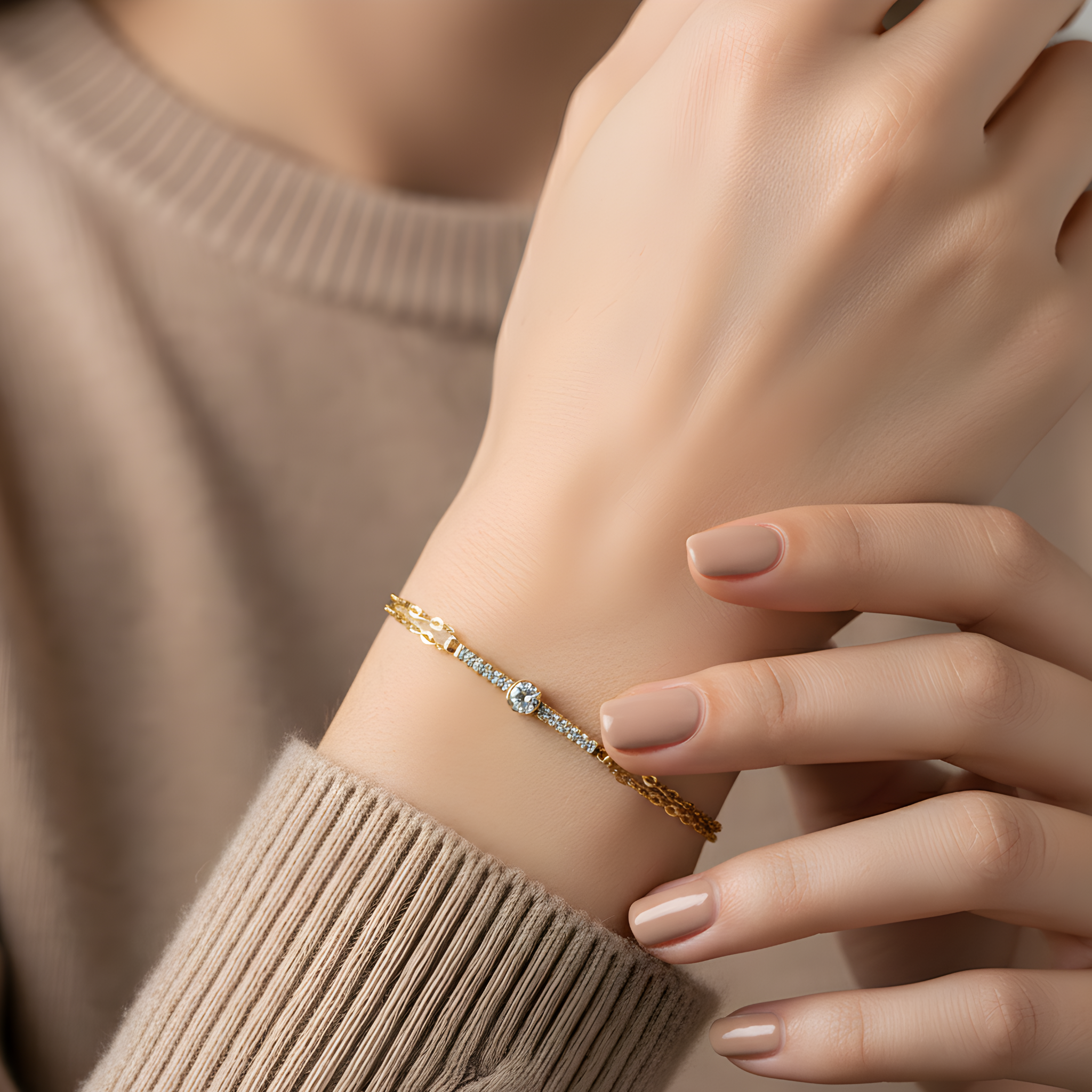 Bracelet Phoebe Golds En Acier Inoxydable