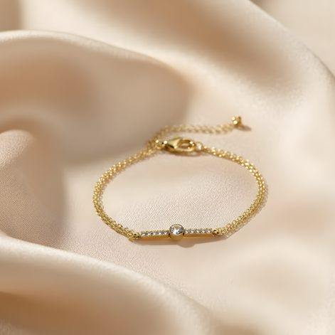 Bracelet Phoebe Golds En Acier Inoxydable