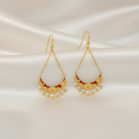 Boucles D'oreilles Pendante Tessa Doré