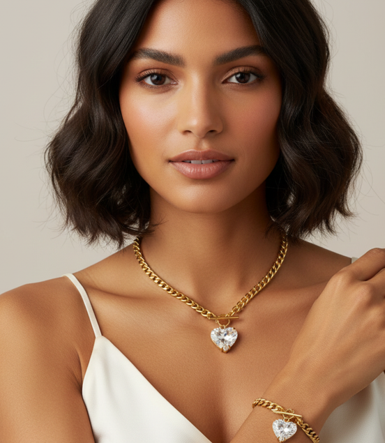 Coffrets Bijoux Colliers - Bracelets En Coeur