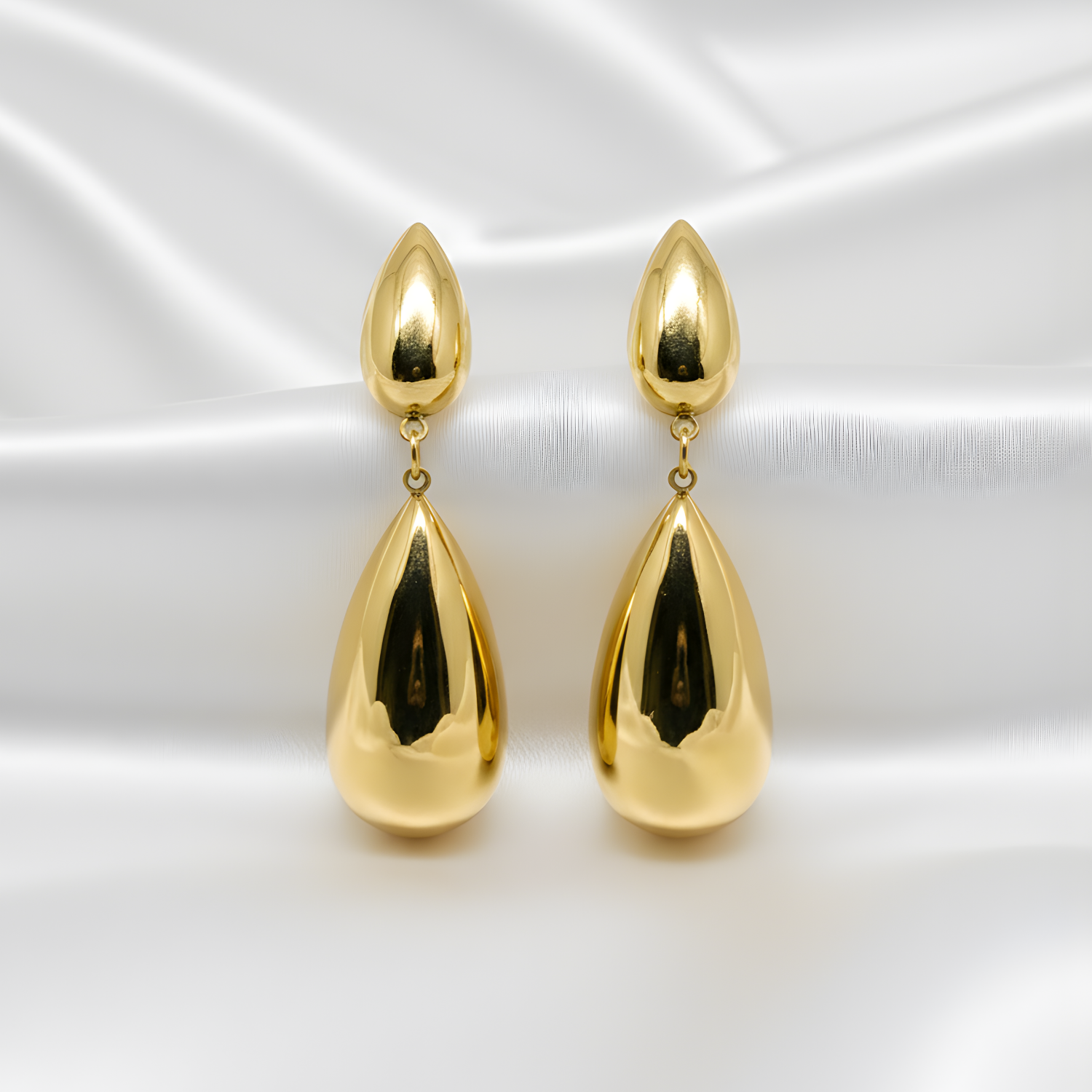 Boucles D'oreilles Calypso Golds En Acier Inoxydable