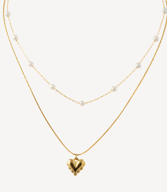 Collier Epiphanie Golds Acier Jaune Éclat Éternel