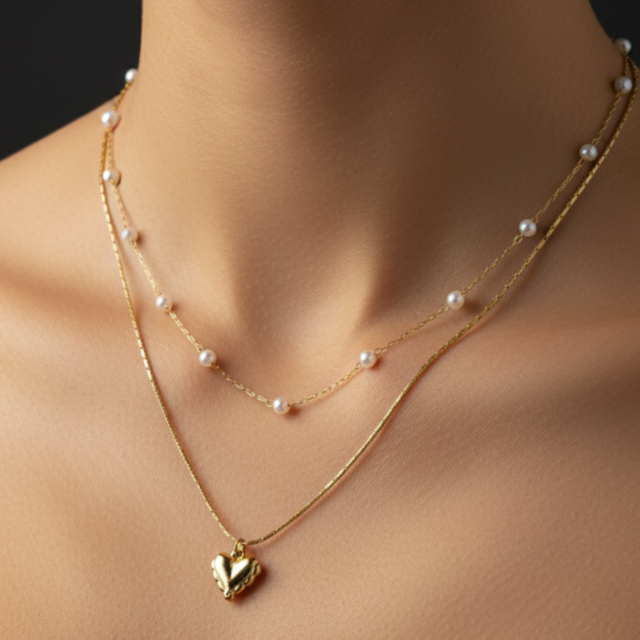 Collier Epiphanie Golds Acier Jaune Éclat Éternel