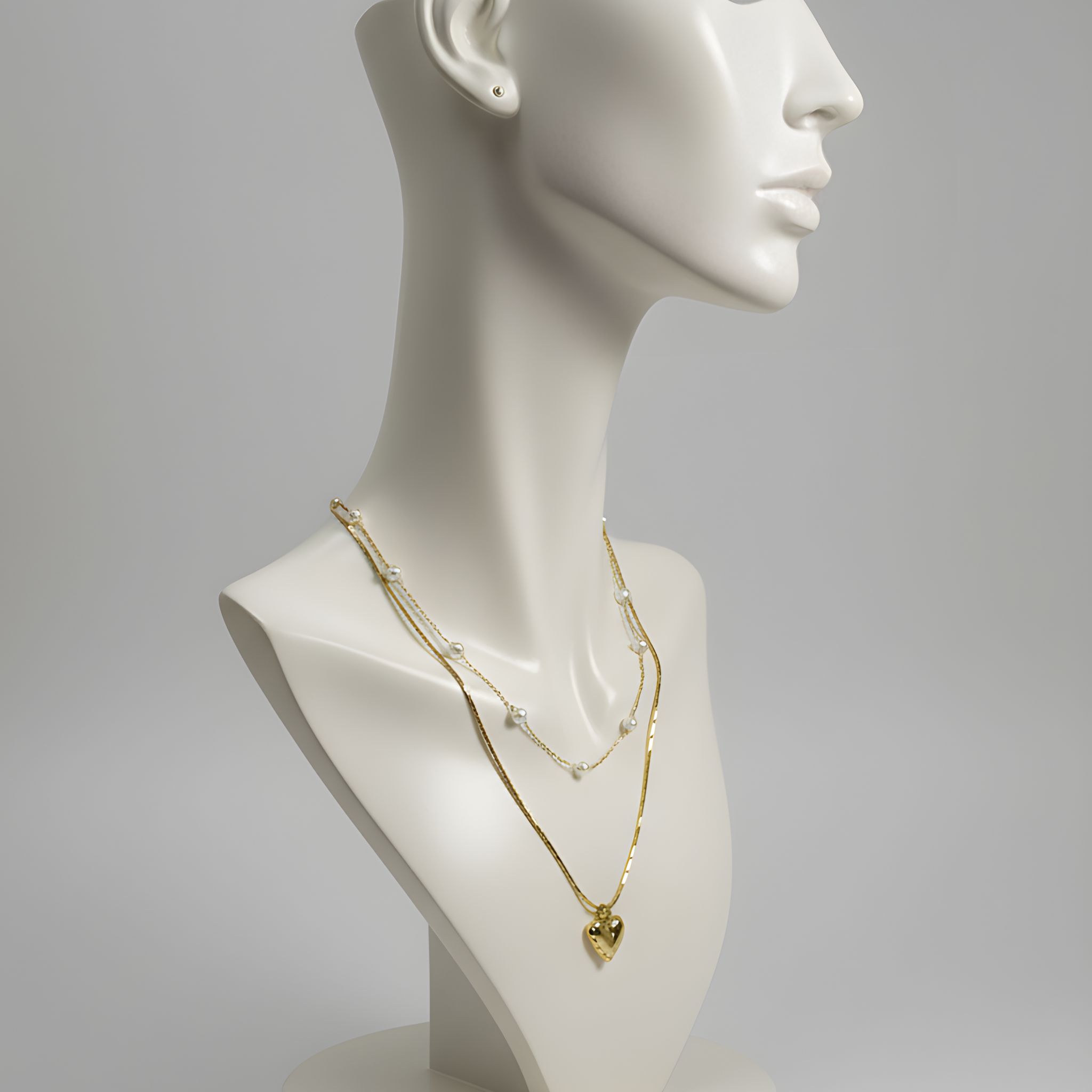 Collier Epiphanie Golds Acier Jaune Éclat Éternel