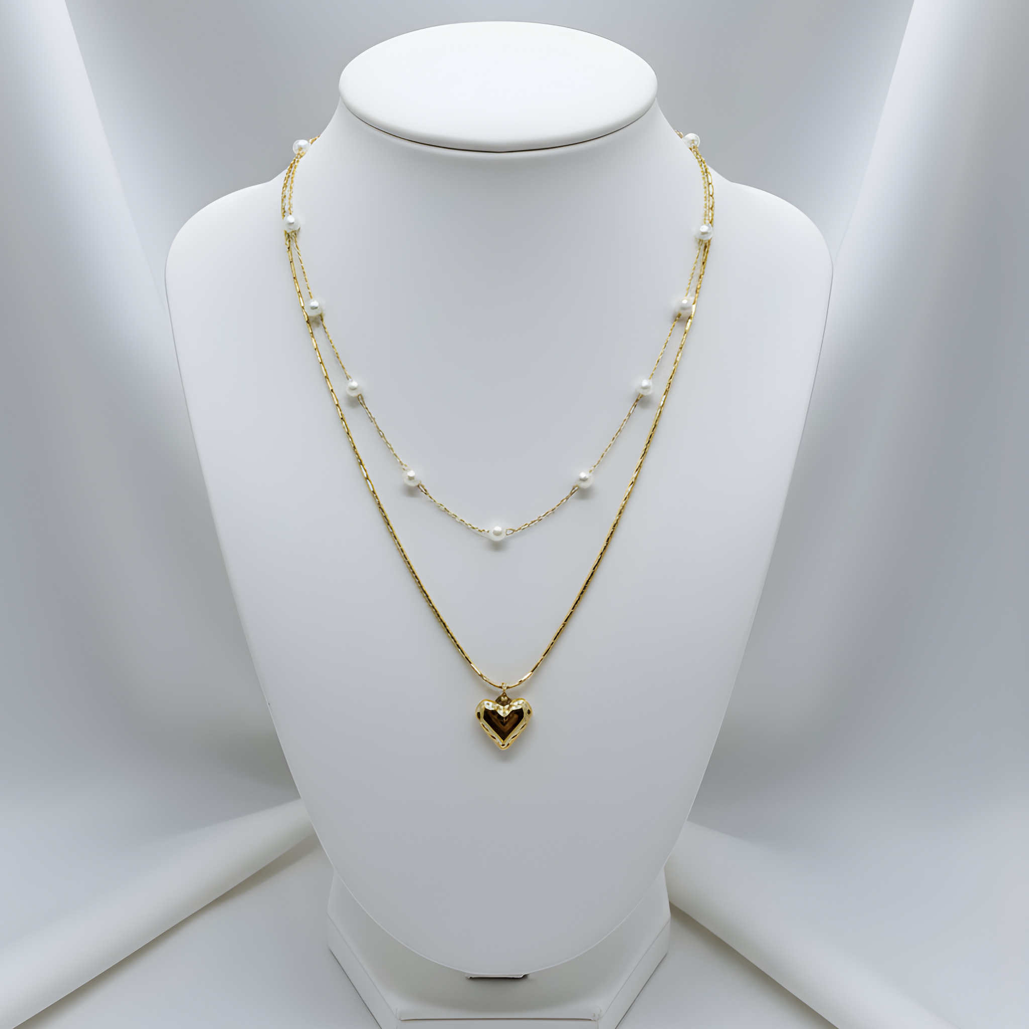 Collier Epiphanie Golds Acier Jaune Éclat Éternel
