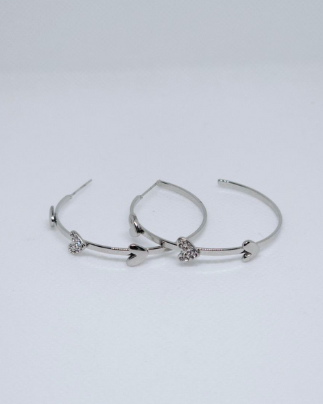 Golden Heart Glow™ Hoop Earrings