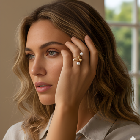 Bagues Carolann Acier Inoxydable