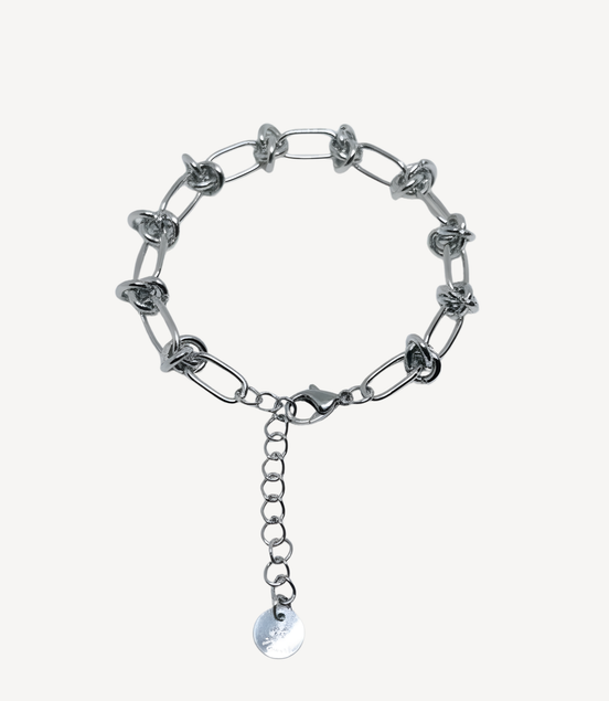 Bracelet Chaîne Jenny en Acier 316 Argenté