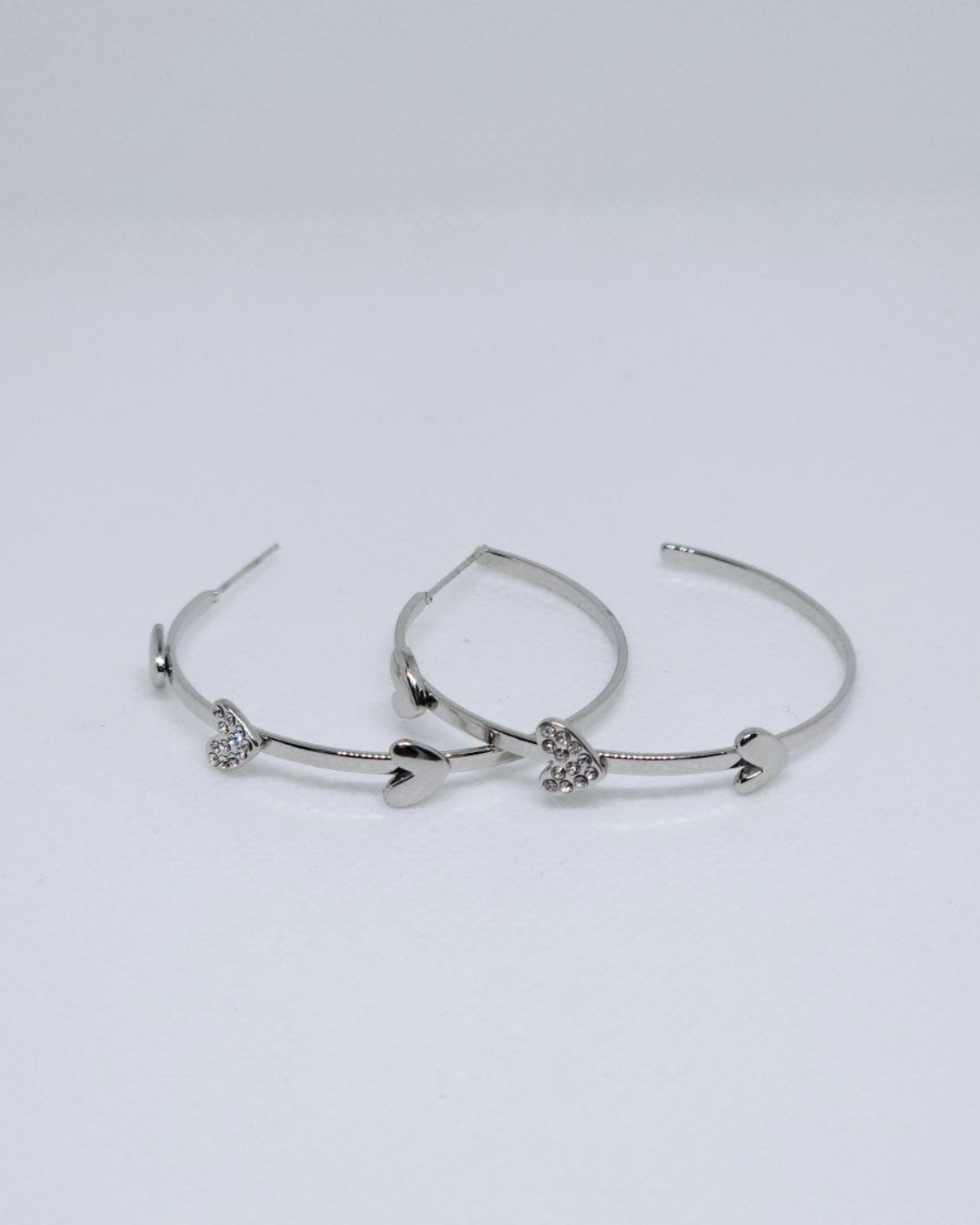 Golden Heart Glow™ Hoop Earrings
