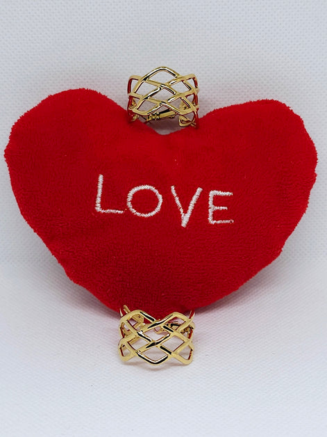 Boucle d'oreilles Kathleen Golds En Acier Inoxydable