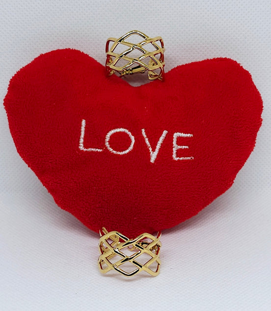 Boucle d'oreilles Kathleen Golds En Acier Inoxydable