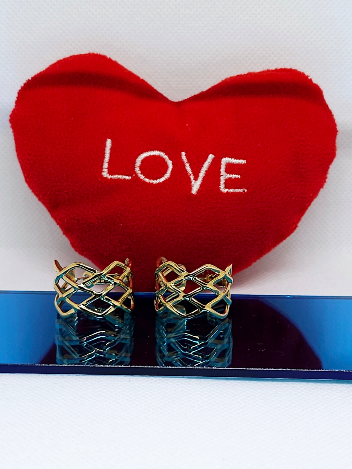 Boucle d'oreilles Kathleen Golds En Acier Inoxydable