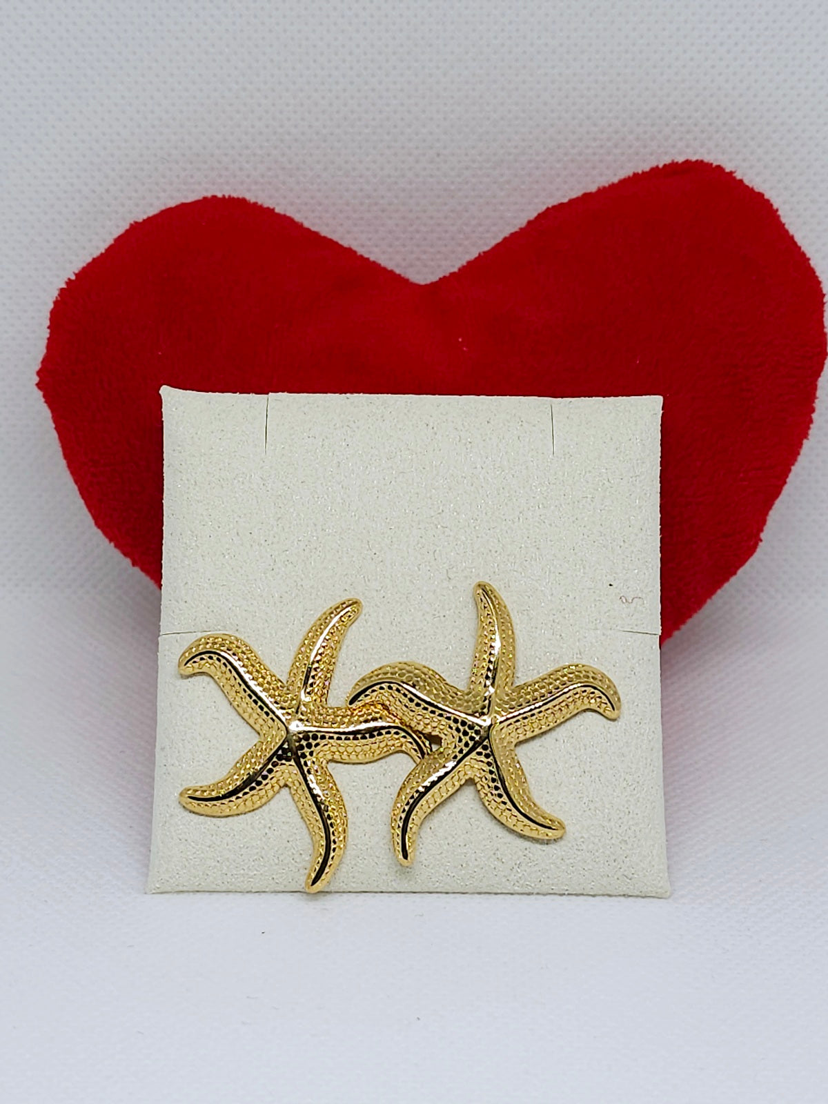 Boucles d'oreilles étoile dorées