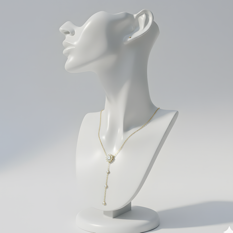 Colliers Fin Madison A Strass Doré