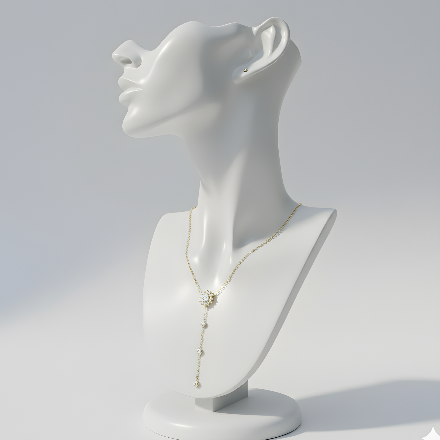 Colliers Fin Madison A Strass Doré