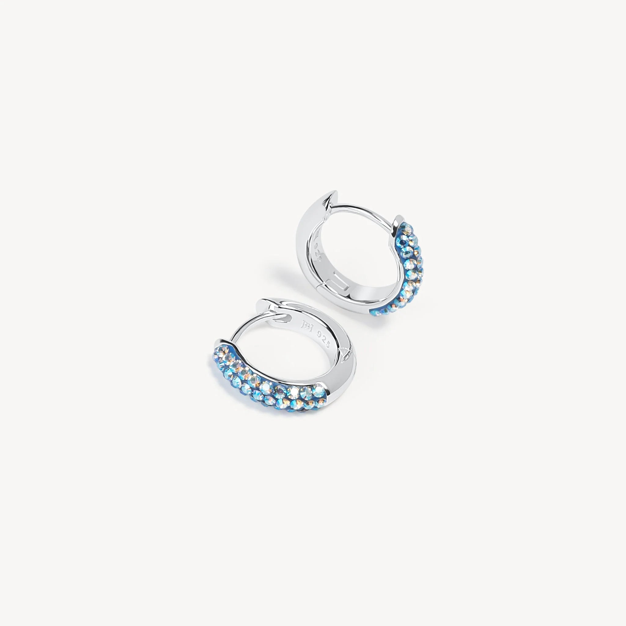 Crystal blue Always On Sparkle Hoop Earrings