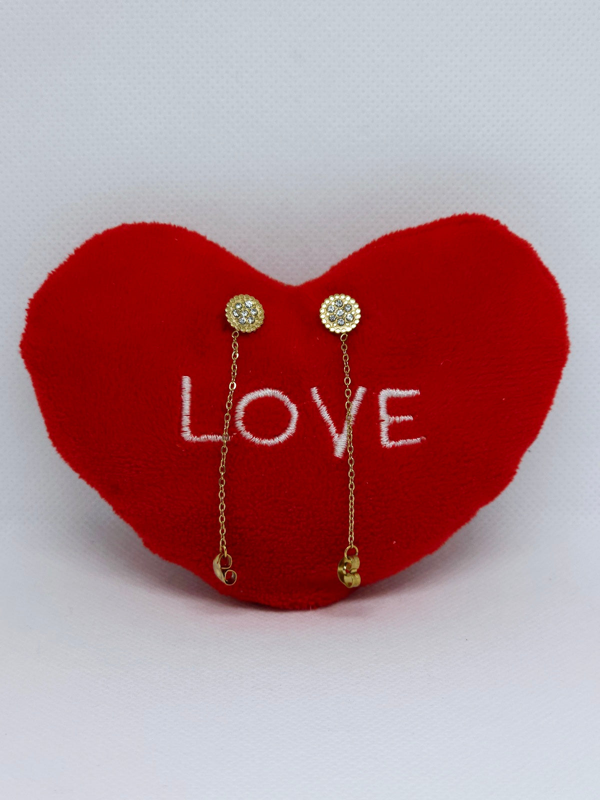 Boucles d’oreilles chaîne dorée élégante