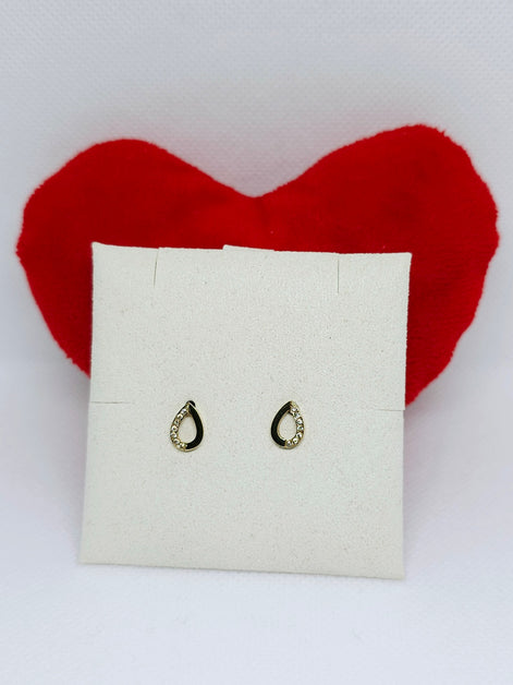 Boucles d’oreilles goutte dorée brillante