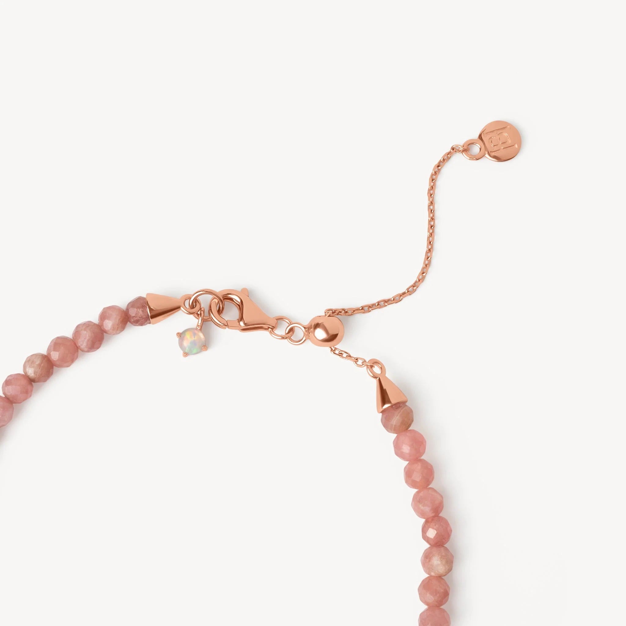 Rhodochrosite Charm Bracelet Base