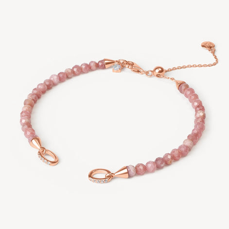 Rhodochrosite Charm Bracelet Base