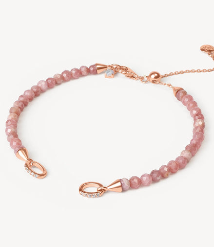 Rhodochrosite Charm Bracelet Base