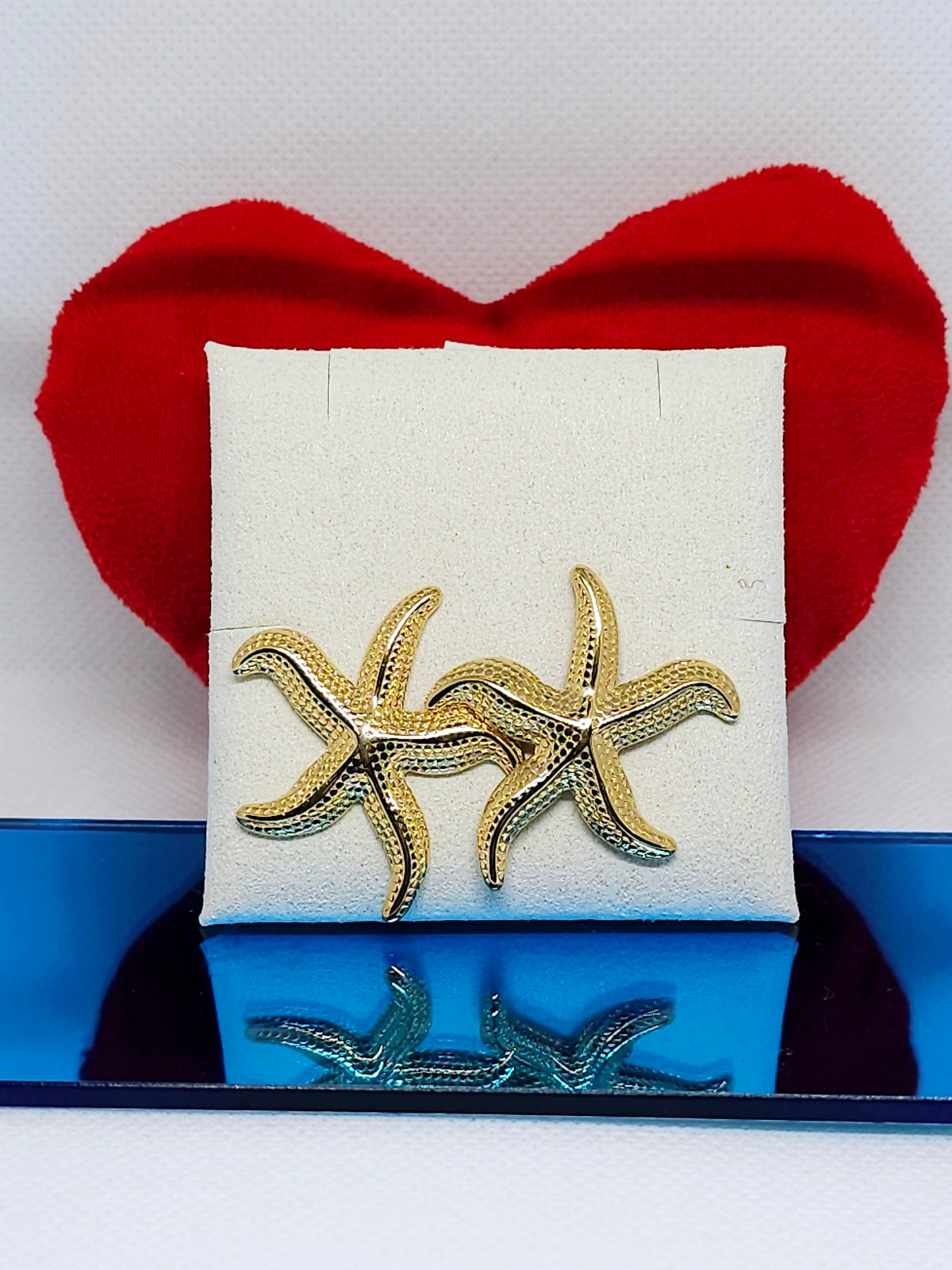 Boucles d'oreilles étoile dorées